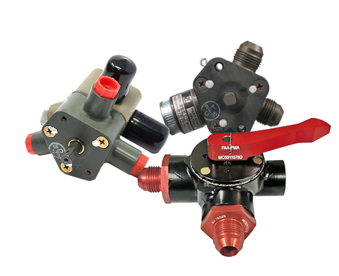 Fuel Selector/Shut-Off Valves