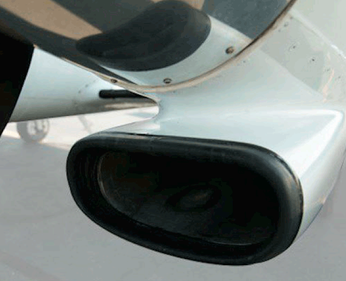 Ice Shield Inlet De-icers