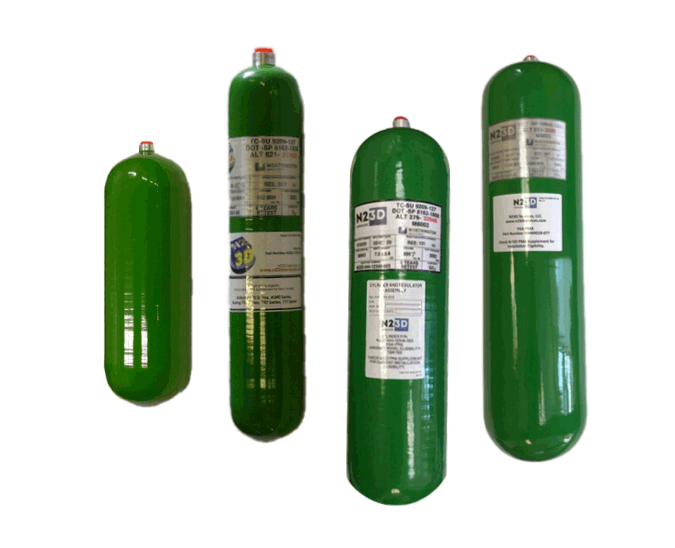 N23D Composite Oxygen Bottles